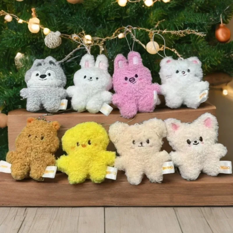 

Kpop Plush Doll Plushie Merch Products Wolf Bear Foxes Stuffed Doll Stuffed Animals Soft Toy Peluches Blind Box Gift