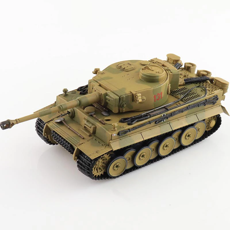 Presale 1:56 Scale Plastic HG0116 Tiger Tank 131 S. Pz Abt 504 1943 Model Militarized Combat Track Type Classics Adult Gift Toys