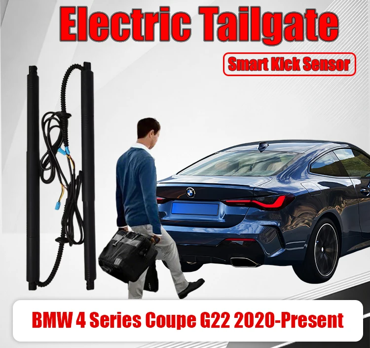 Electric Tailgate Upgrade Kit For BMW 4 Series Coupe G22 Power Lift Support Rods Auto Trunk Boot Lid Power Liftgate Modi