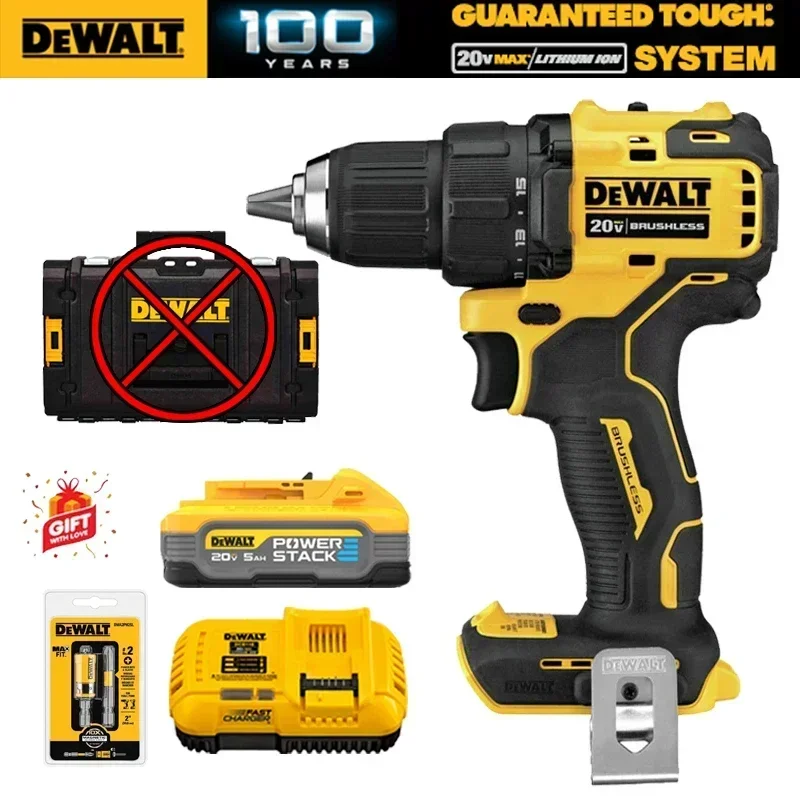 DEWALT DCD708 Cordless Drill Kit Brushless Motor Power Tool With 20V Lithium-Ion Battery 20V MAX Impact Eletrical Driver