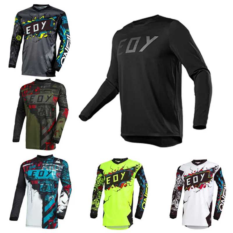 

2025 Motocross Mountain Enduro Bikefox Clothing Bicycle Moto Downhill T-shirt Women Men Cycling Jersey MTB Shirts BMX