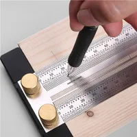 Marking Scale Hole Ruler Stainless Steel Hardware and Woodworking Tools Accurate Measurement And Correct Marking