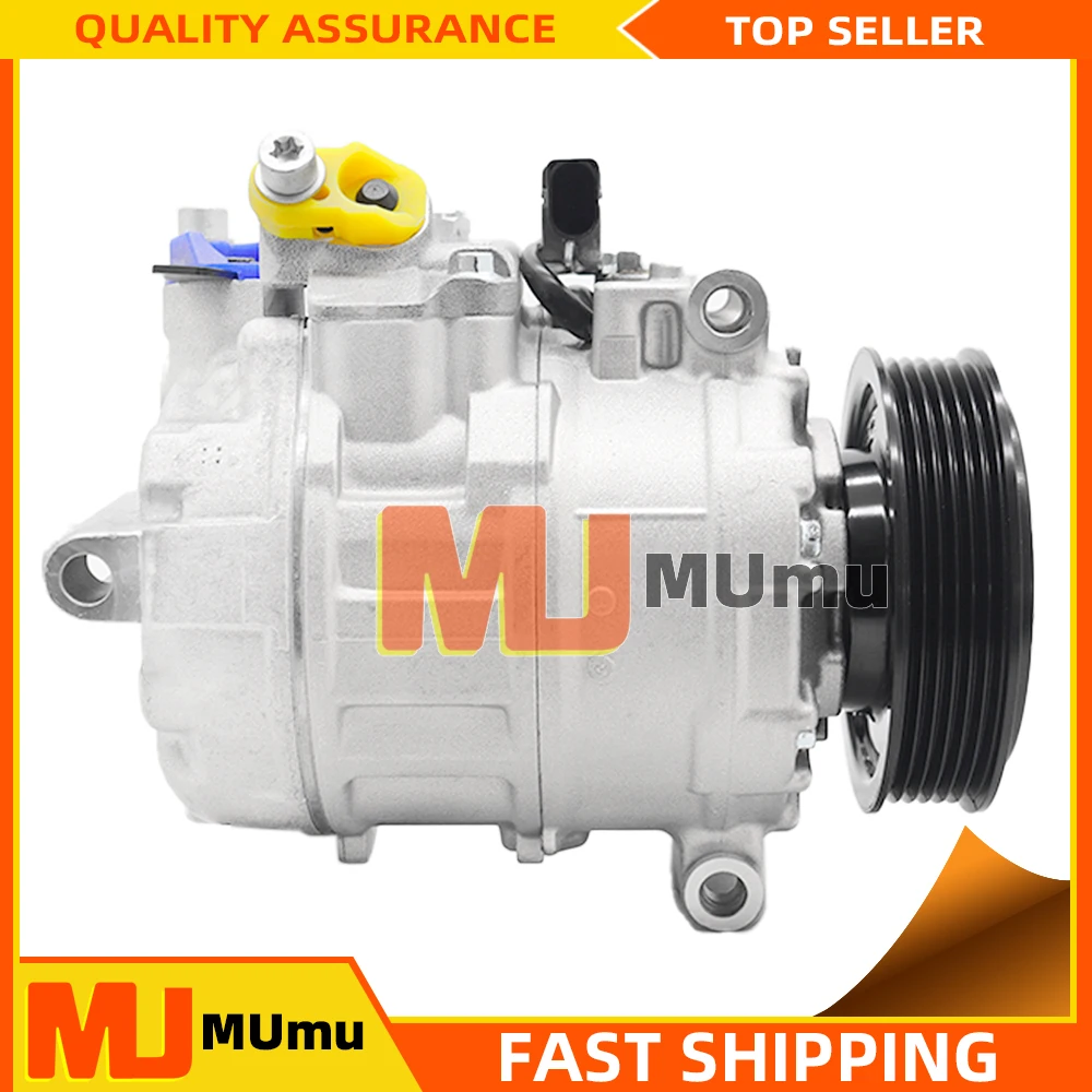 7SEU17C Air Conditioning AC Compressor For VW AMAROK MULTIVAN RANSPORTER CARAVELLE Bus 2.0 7E0820803 7E0820803F