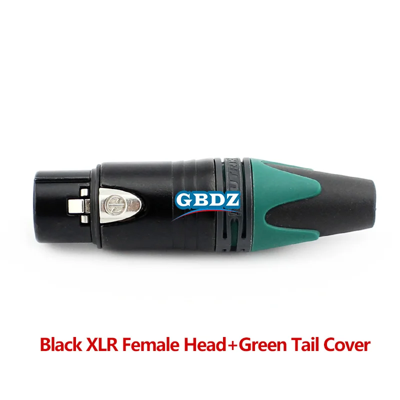 XLR 4-polige Stecker- und Buchsenanschlüsse Neutrik NC4MXX mit Farbring und Schwanzhülse zur Kodierungserkennung, symmetrischer XLR-Stecker – Detail 23