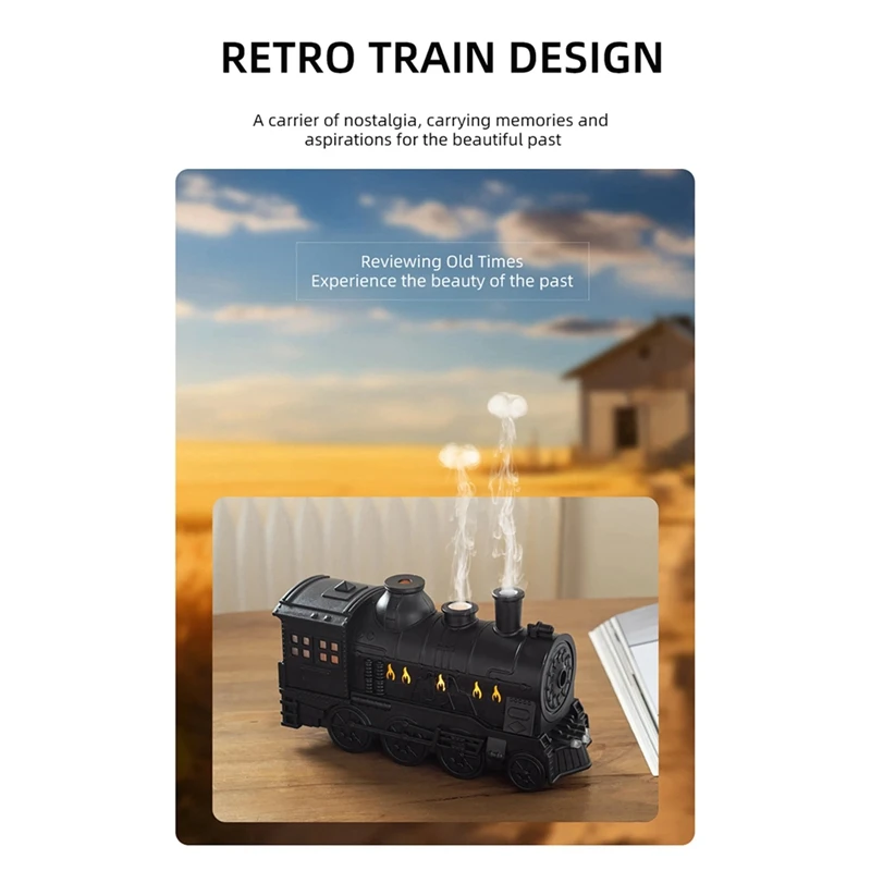 Humidificador de aire, Difusor de fragancia, fabricante de niebla, aceite esencial, Difusor Retro, Control remoto, enchufe europeo