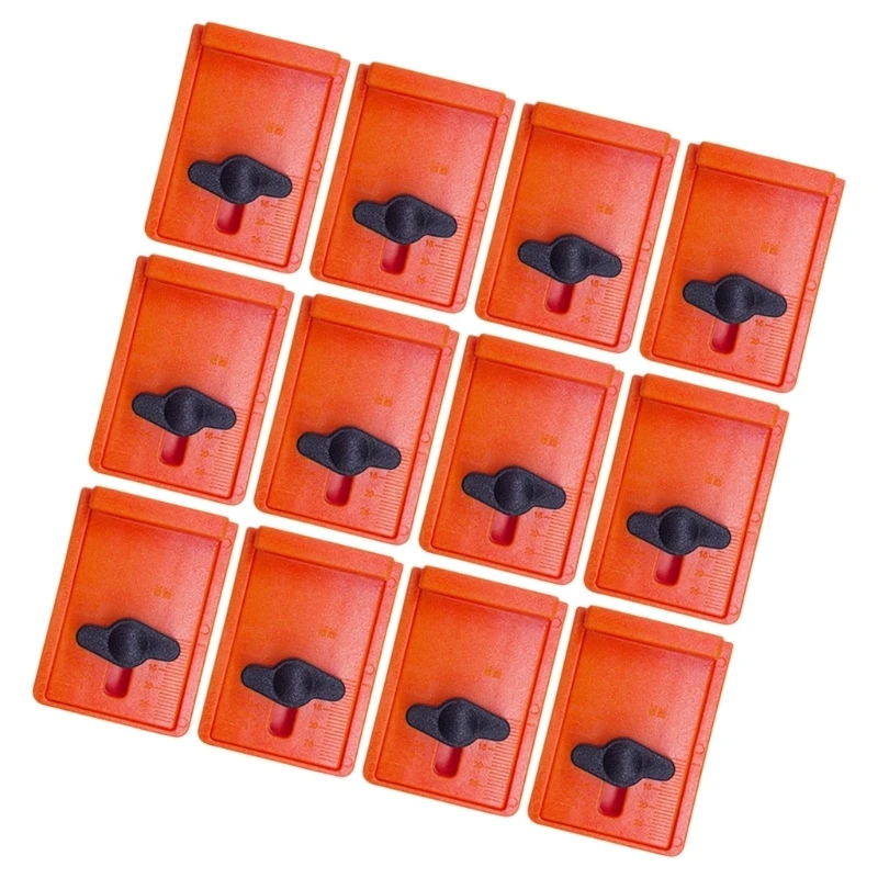L8RC Pack of 12 Multipurpose Floor Tile Gaps Spacers Floor Leveling Wedges Set With Wide Ranges Height Adjustment Capability