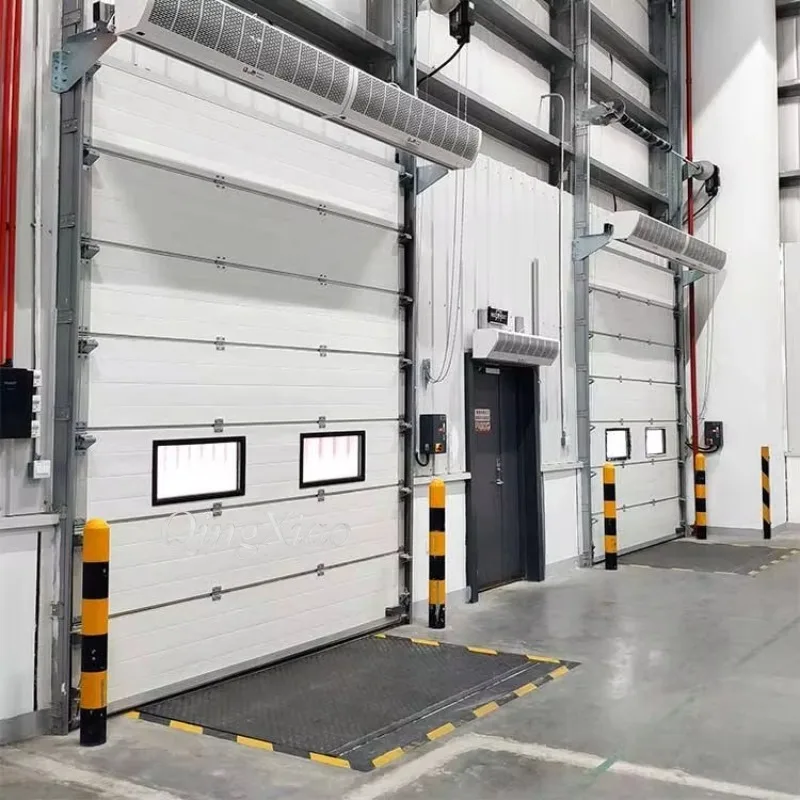 Custom Vertical Thermal Insulated Automatic Rolling Shutter Garage Factory Door Used For Logistics And Cold Chain Warehouse