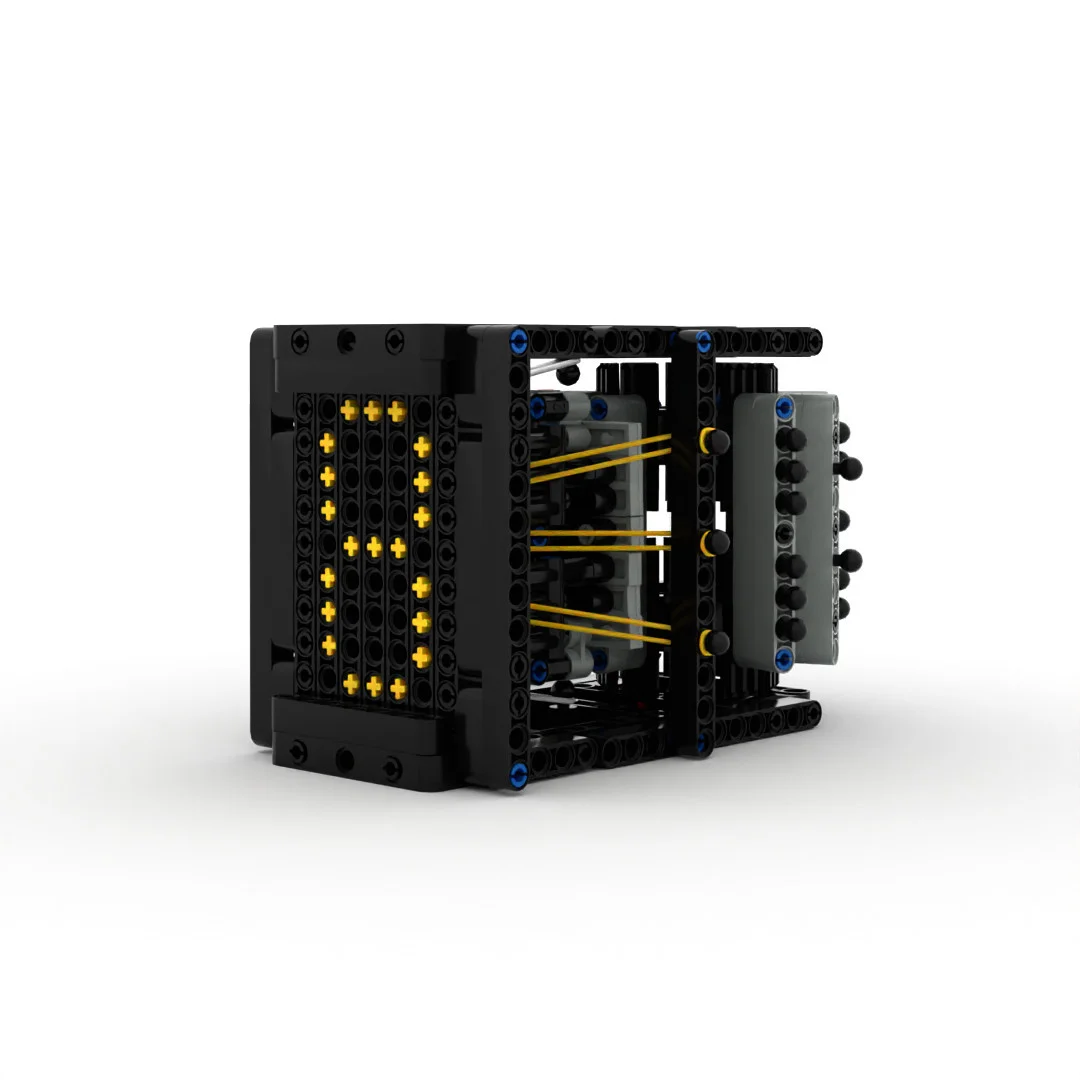 MOC Matrix Mechanical Digital Building Block Technology Structural Power Mechanical Assembly toys Christmas gift