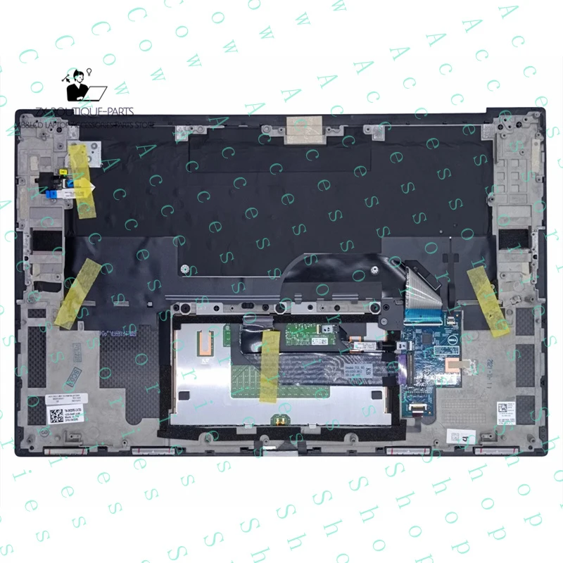 PP+ New 0W20R5 FOR Dell XPS 17 9710 Precision 5760 Palmrest Upper Case US Backlit KB TP