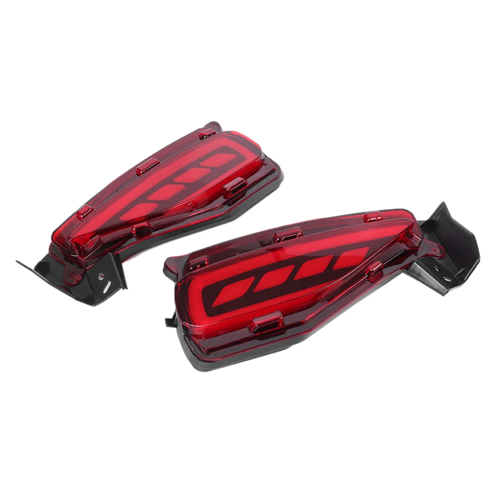 

For Toyota Fortuner 2016-2019 LED Rear Bumper Fog Light with Turn Signal Brake Light Lamp Reflector Driving Lights