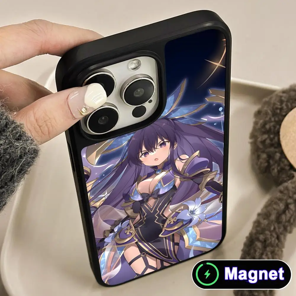 

Date a Live Tohka Yatogami Phone Case for iPhone 17 16 15 14 13 12 11 Air Pro Max Plus Matte Surface Magnet Cover