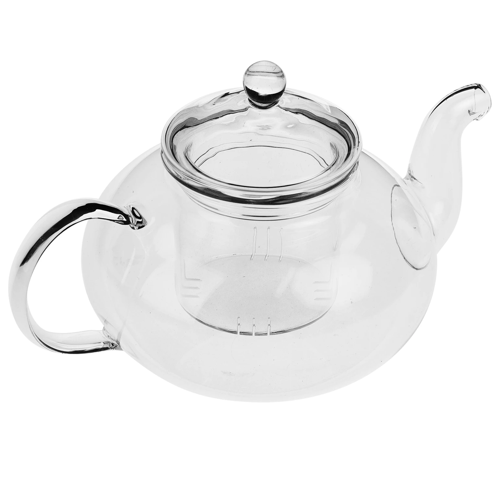 

Elegant Glass Tea Kettle with Fine Workmanship Heat Resistant Small Teapot for Loose Leaf Tea Perfect for Office Home Party