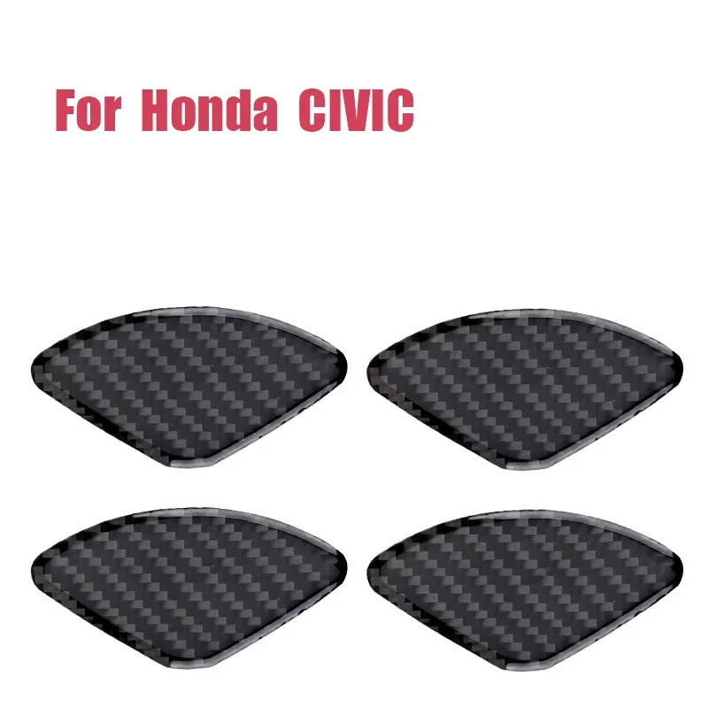 For 07-11 Honda CRV Real Carbon Fiber Inner Door Bowl Decorative Stickers Interior Modification Accessories