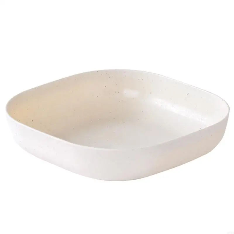 Q22D Small Plates Dinner Dish Vegetable Fruit Cake Snacks Plate Dining Table Garbage