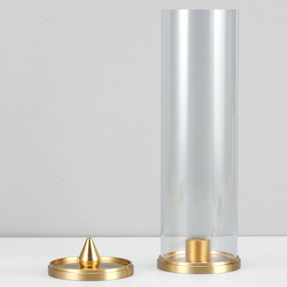 

Creative Incense Set Home Acrylic Base 2cm Tall Water Drop Table Decor Incense Holder For Decor Stress Relief Retro