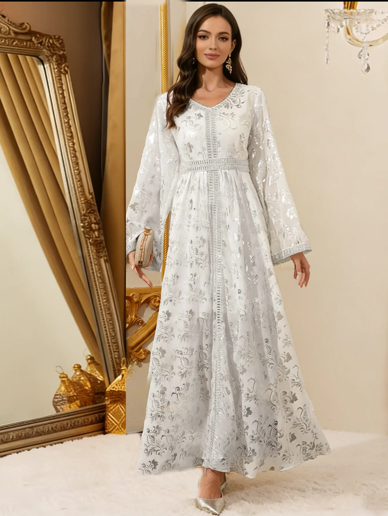 

Роскошные традиционные женские платья и абайи 2026 года, дубайские кафтаны, мусульманские наряды для женщин