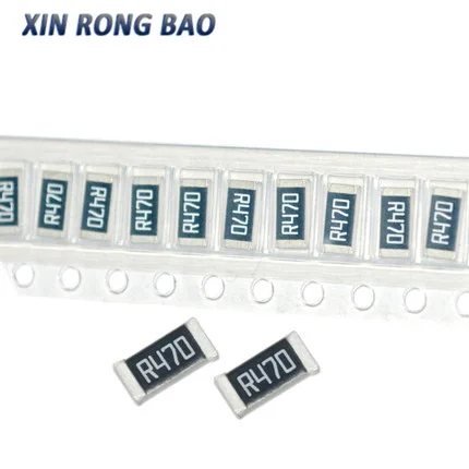 50pcs 2010 1% SMD resistor  0 1 10 100 150 220 330 ohm 1K 2.2K 10K 100K 220K 0R 1R 10R 100R 150R 220R 330R 470R 1M 0R ~ 10M 3/4W