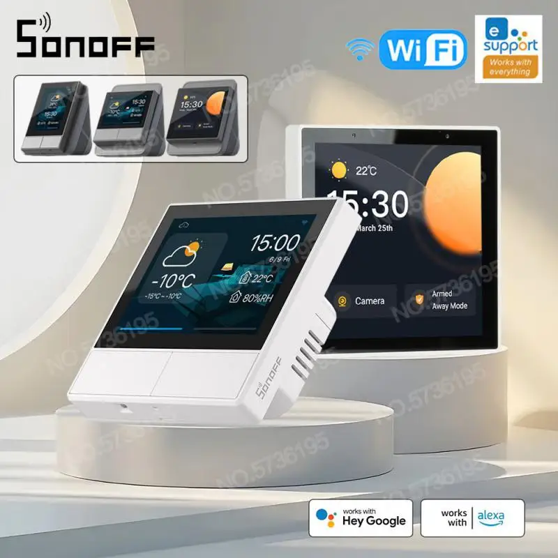 

SONOFF NSPanel Smart Touch Screen Panel 86/120Type Wifi Smart Wall Switch Smart Thermostat Display Switch Control Alexa Google