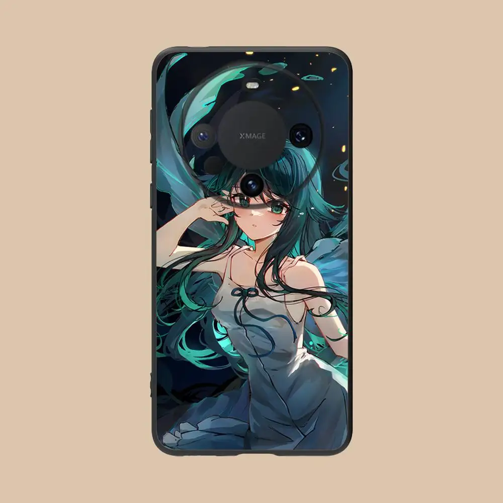 Saya no Uta حافظة هاتف محمول لهاتف هواوي ميت 60 50 40 30 20 10 Pro Plus Lite E 5G غطاء طباعة ملون غطاء هواتف محمولة جميل