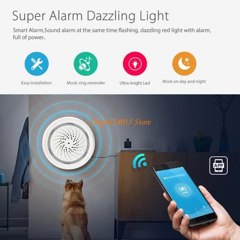 เครื่องตรวจจับความปลอดภัย K1AA Intelliegnt Fast Easy ติดตั้งเสียงไซเรนดัง ๆ สำหรับครัวเรือน