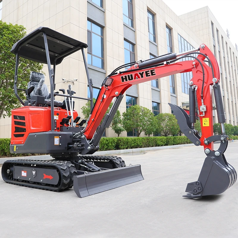 Wholesale Mini Excavators 1.8 Ton New Construction Machinery Small Excavator Mini Bagger Customize Mini Excavator  Escavatora