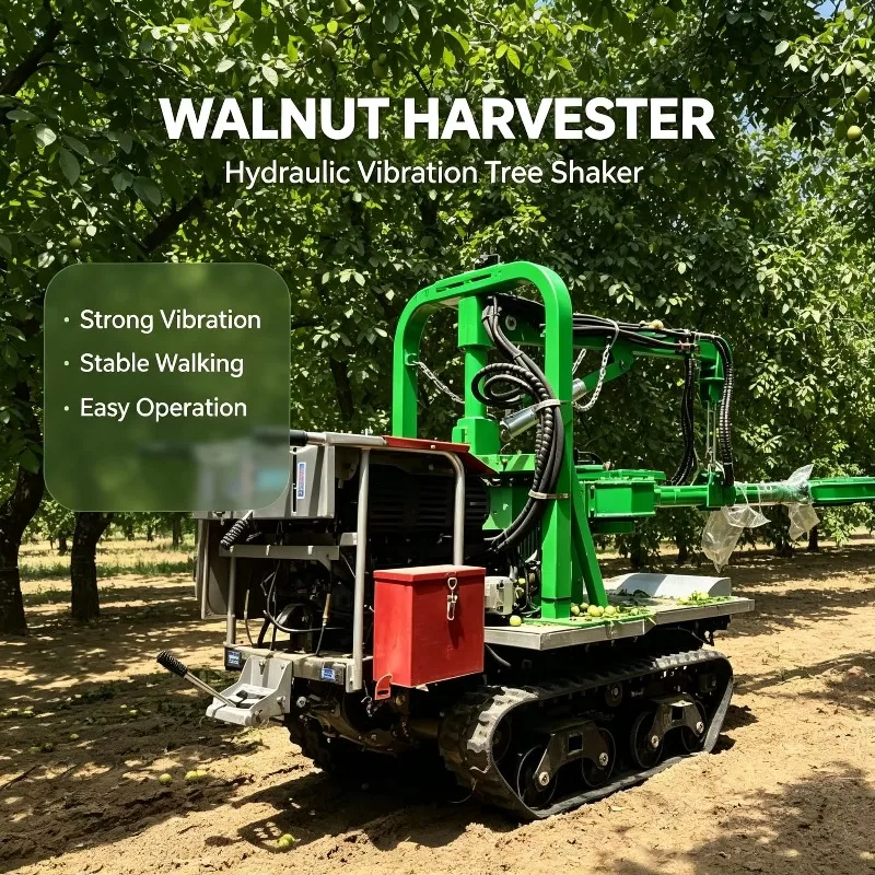 Fruit Picker Shaker Nut Vibration Telescopic Arm Harvester Machine Farm Use Commercial Sale Support Custom