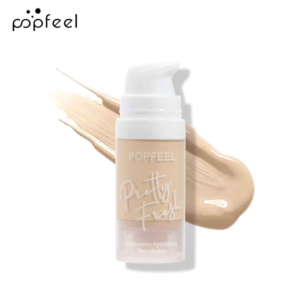 POPFEEL FF The new Concealer Matte Foundation Fluid Flawless Concealer Invisible Pore Natural Hydrating Foundation