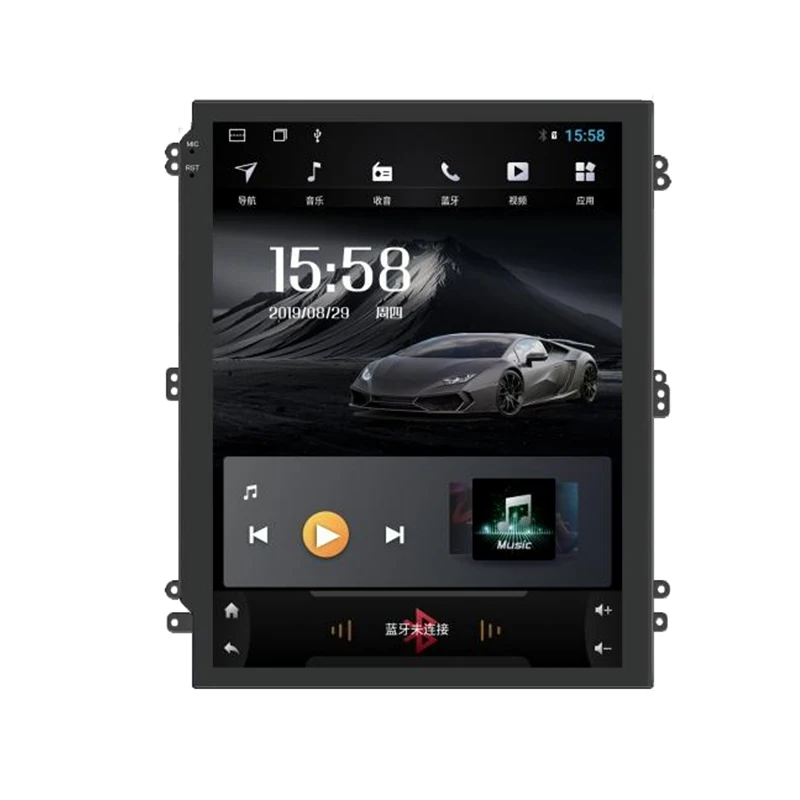 Universal IPS 2.5D 9.7 Inch Touch Screen Android 12 Octa Core Car Stereo For Tesal With GPS BT Carplay Car DVD Player