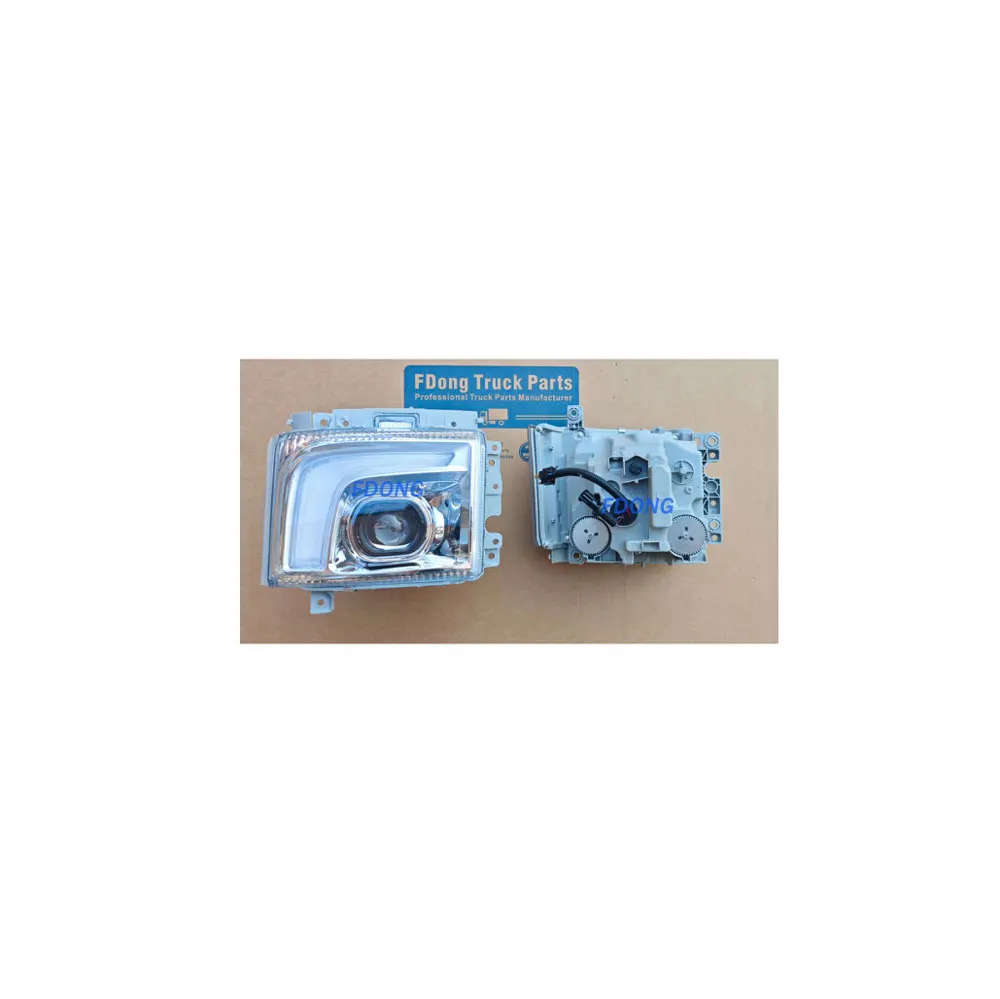 FDONG 1 Set 2 Pcs Headlamps LED Right-hand drive 24V Headlights for ISUZU 700P NQR175 NPR150 NMR130 NLR130 PRO