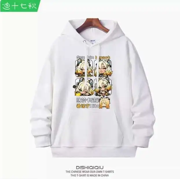 

Anime Genshin Impact Xilonen Hooded Hoodie Cosplay Autumn Winter Men Women Coat Loose Jacket Tops anime