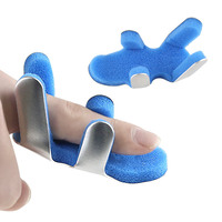 Medical Finger Splint Brace Frog Phalanx Posture Corrector Aluminium Toad Finger Protect Support Recovery Injury Malleable Belt