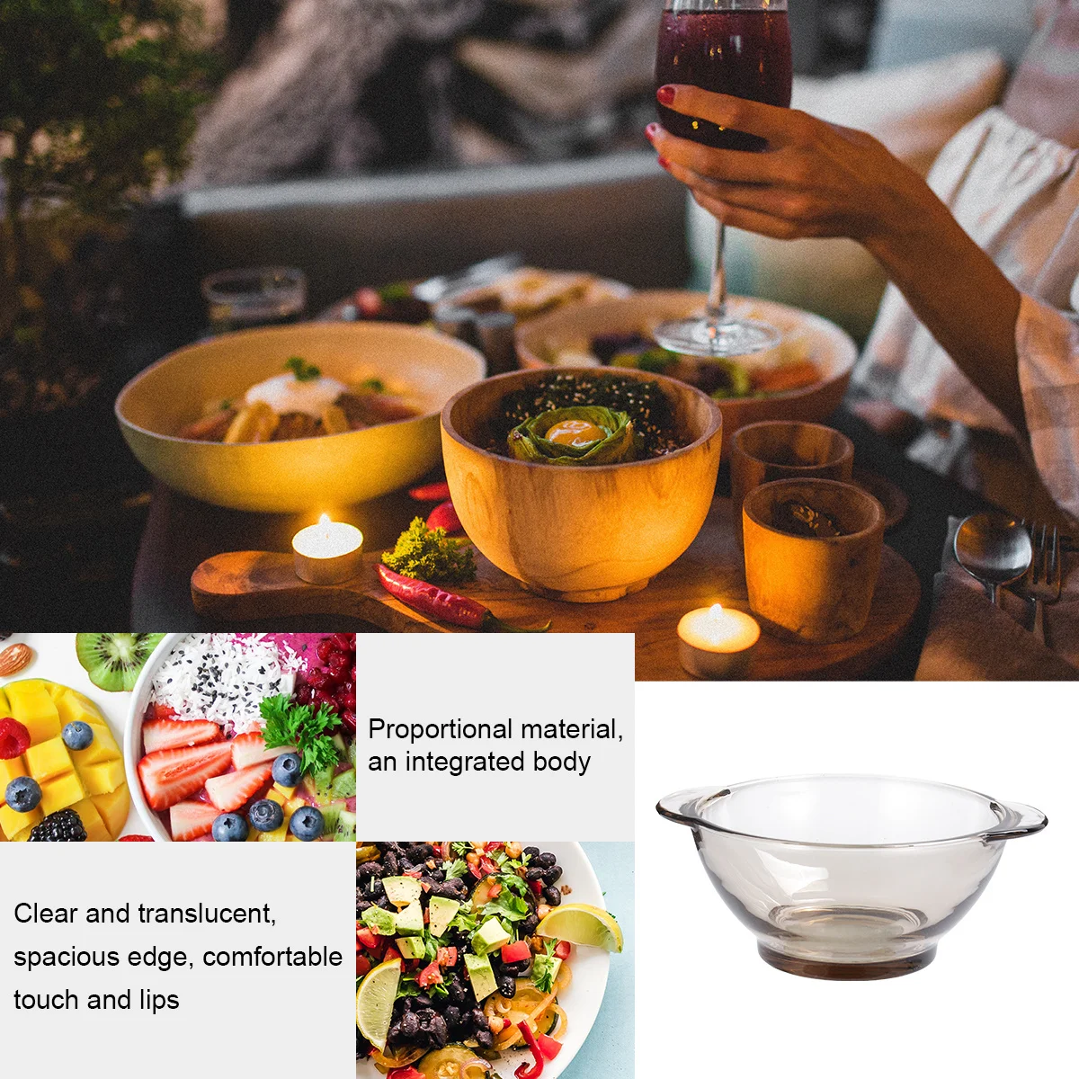 

glass salad bowl glass serving dish fruit bowl transparent salad bowl food glass bowl