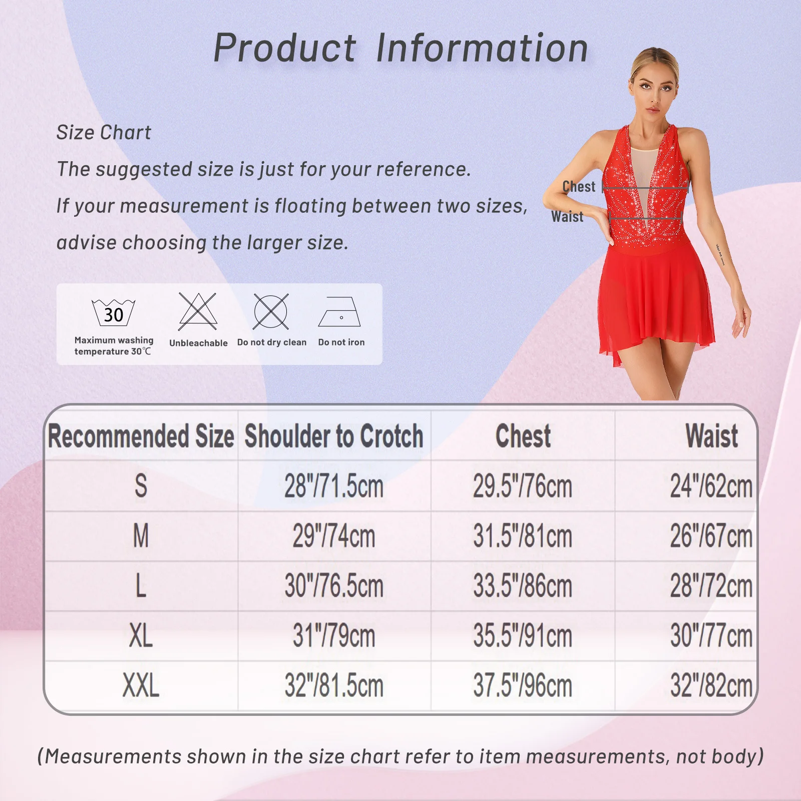 Womens Artistic Gymnastics Dress Sleeveless Contemporary Dance Costume Lyrical Figure Skating Competition Jersey Leotard Dress