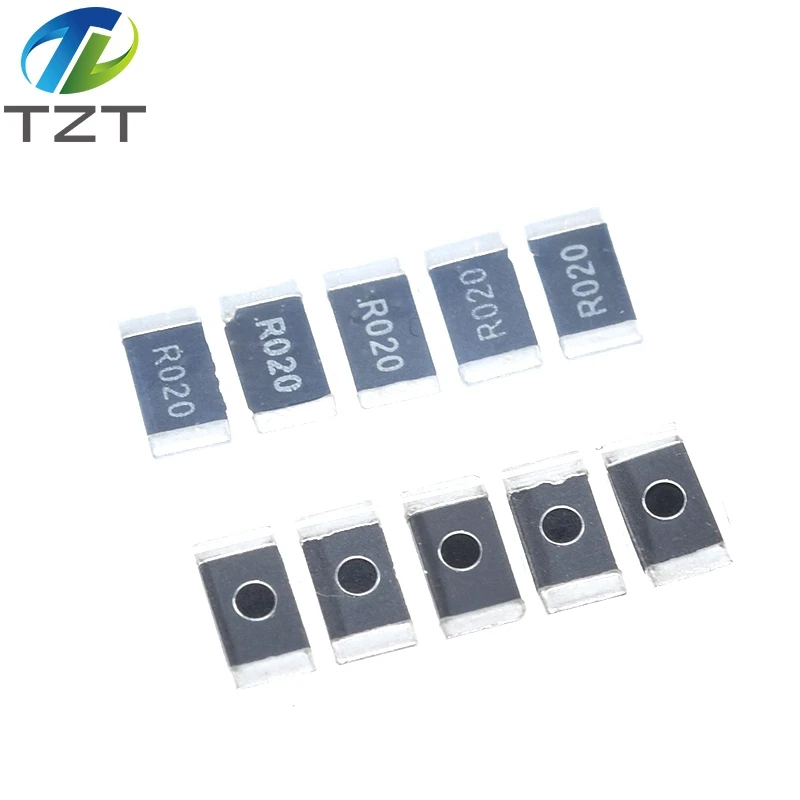 TZT – kit d'échantillons de résistances en alliage 2512, 50 pièces, 10 types x 5 pièces = 50 pièces R001 R002 R005 R008 R010 R015 R020 R025 R050 R100