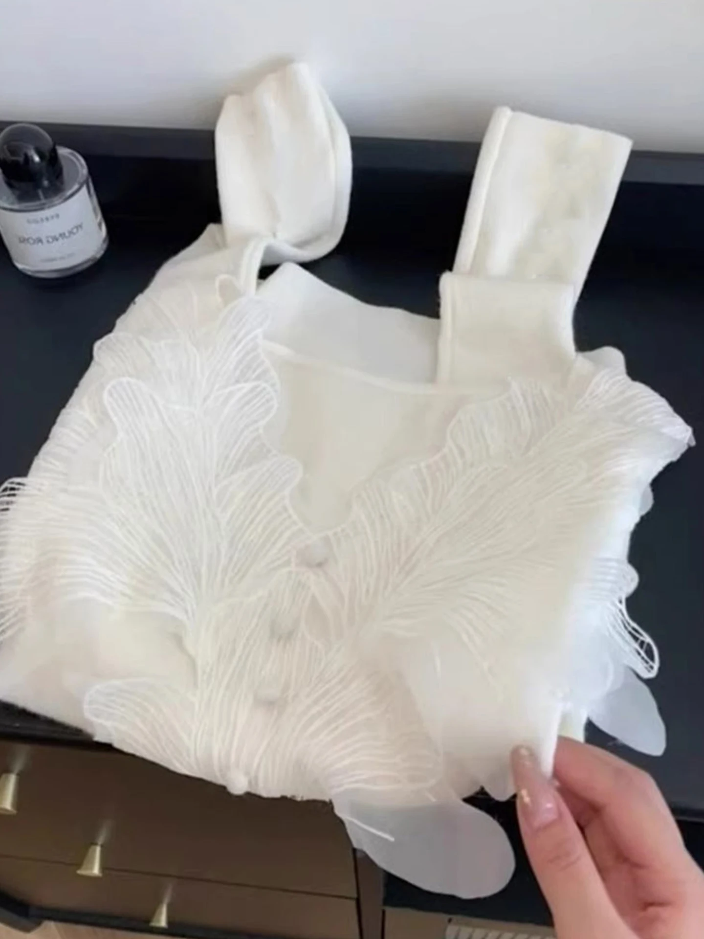 

e Sle Вязаная основа irt Lace Splicing Long Sve Внутренняя одежда Женская модная солнцезащитная одежда для поездок на работу Sle ...