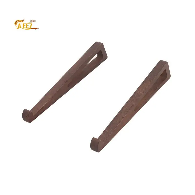 AEE7-Wooden Laptop Stand - Portable Desk Riser For Cooling & Reading Walnut