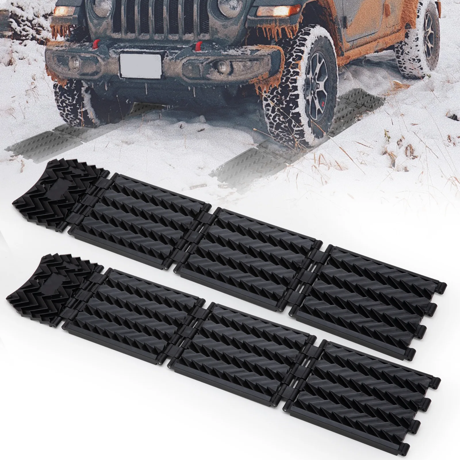 Anti-slip Mats for Car Tires Anti-slip Mats Self-rescue Extrication Board Emergency Snow Anti-snag Rescue Extrication Board