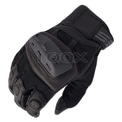 Nuevos guantes GS de alta calidad para motocicleta BMW Motorrad Racing, guantes de cuero negro/rojo con dedos completos para pantalla táctil