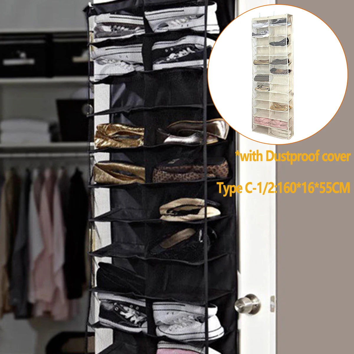 Multi Layer Hanging Bag Drawer Box Storage Universal Wardrobe Cloth Underwear Organizer Hanger Bag Household Supplies Shoe Rack