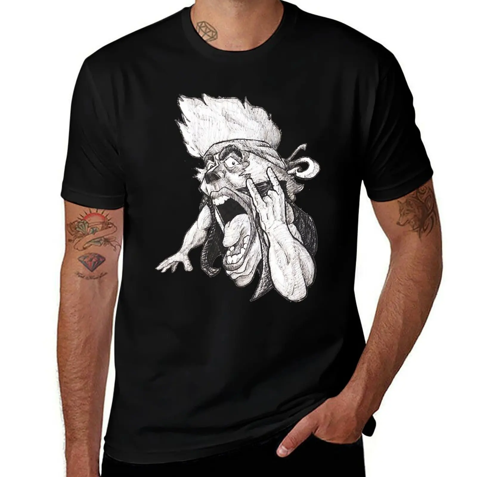 Hell Yeah! T-Shirt Simple Solid Color Crew Neck Tee