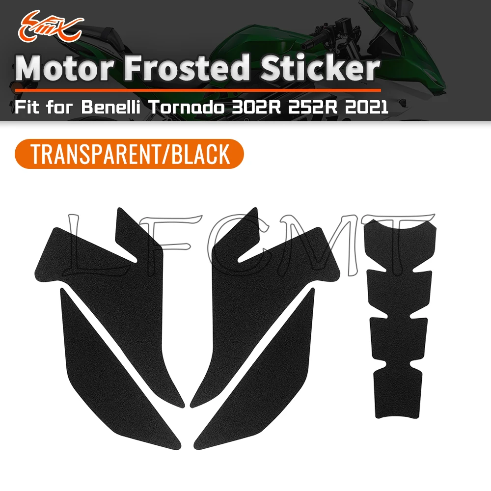 

Fit for BENELLI Tornado 302R 252R 2021 2022+ Motorcycle Side Fuel Tank Anti Slip Traction Pad Decals Tank Pad Protector Stickers