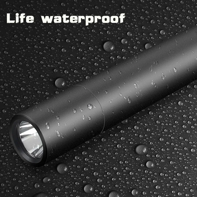 Super Bright Mini Light 3 Modes USB Rechargeable Mini Flashlight with Build in 14500 Battery