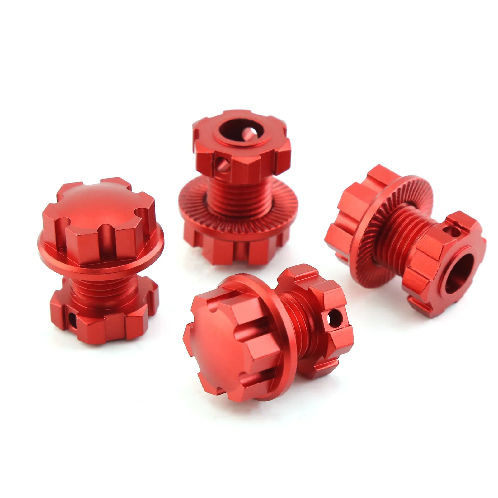 Metal 17mm Splined Wheel Hex Hub Adapter 8654 for Traxxas 1/10 E-Revo 2.0 Maxx 1/8 Sledge RC Car Upgrade Parts