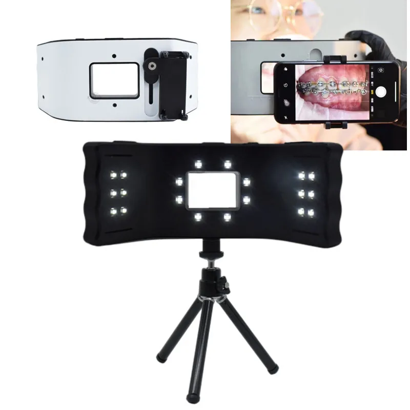 

New Dental Flash Light with Holder Photography Oral Filling Lamp Fotografia Orthodontics Equipment Light Environment Photo Lamp