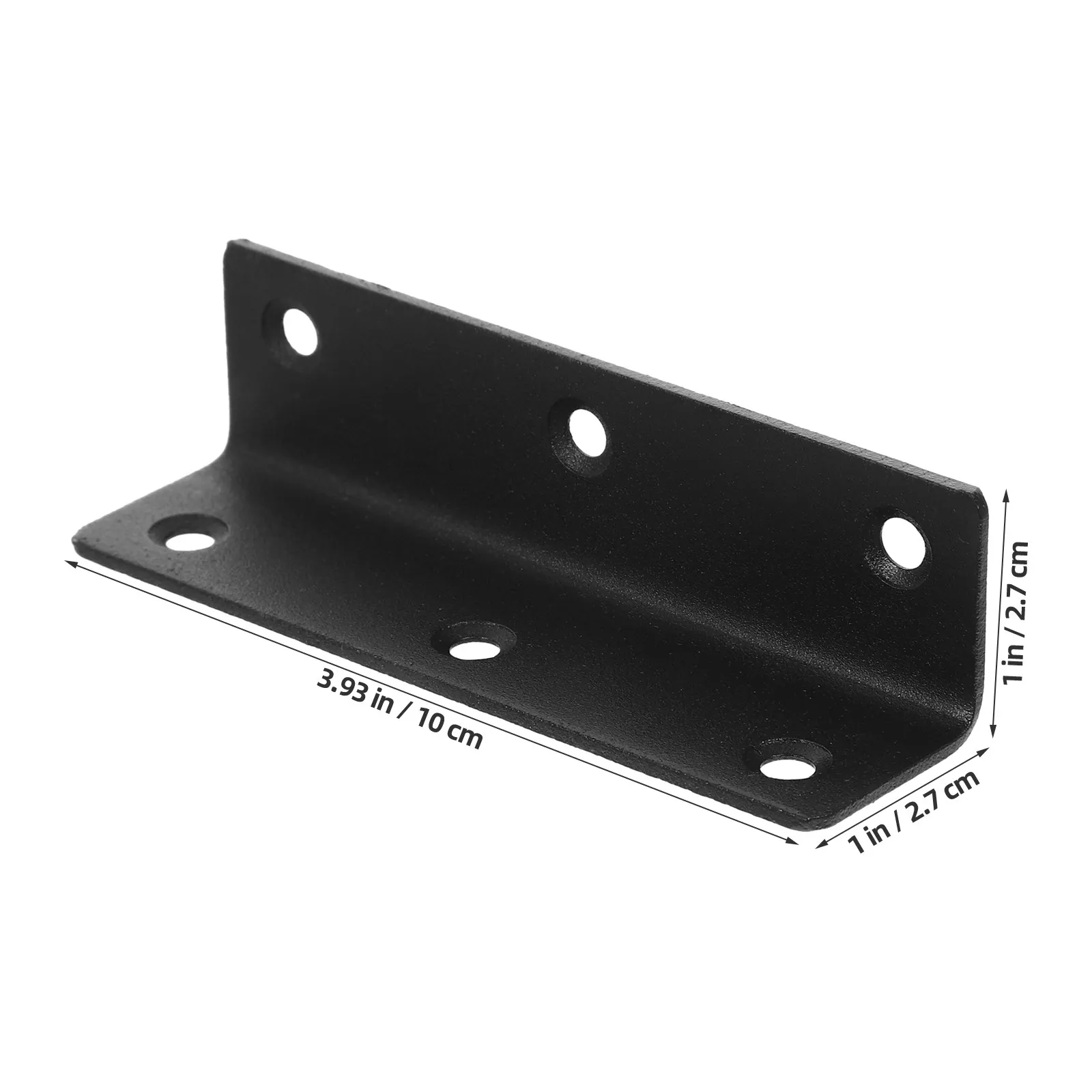 6Pcs Stainless Steel Angle Brackets L Brackets Heavy Duty Flat Corner Braces for Wood Furniture Cabinets Doors Windows
