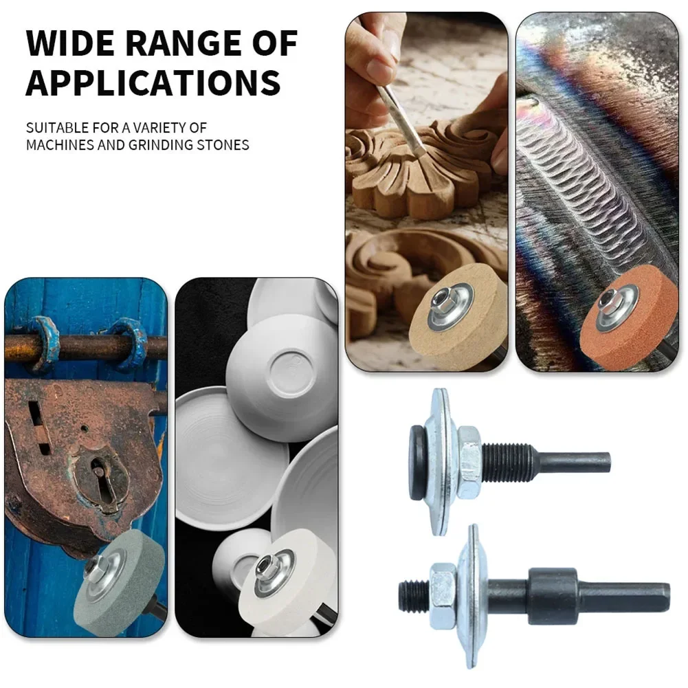 Drill Arbor Adapter 6mm Round Shank 10mm Triangular Shank Electric Drill Tool Angle Grinder Conversion Adapter Tool