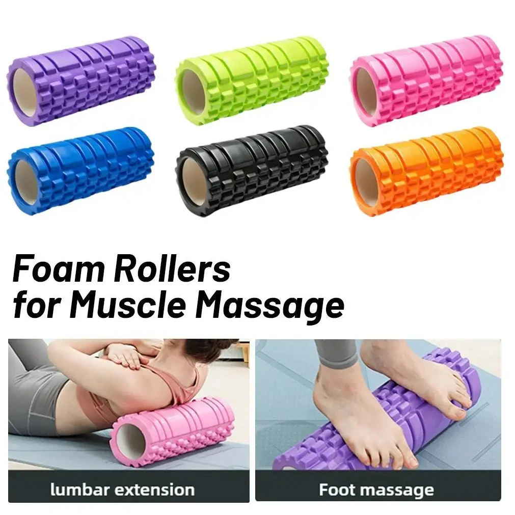 

30cm Yoga Column Gym Fitness Pilates Foam Roller Back Muscle Massage Roller Yoga Brick Home Fitness Training Equipment