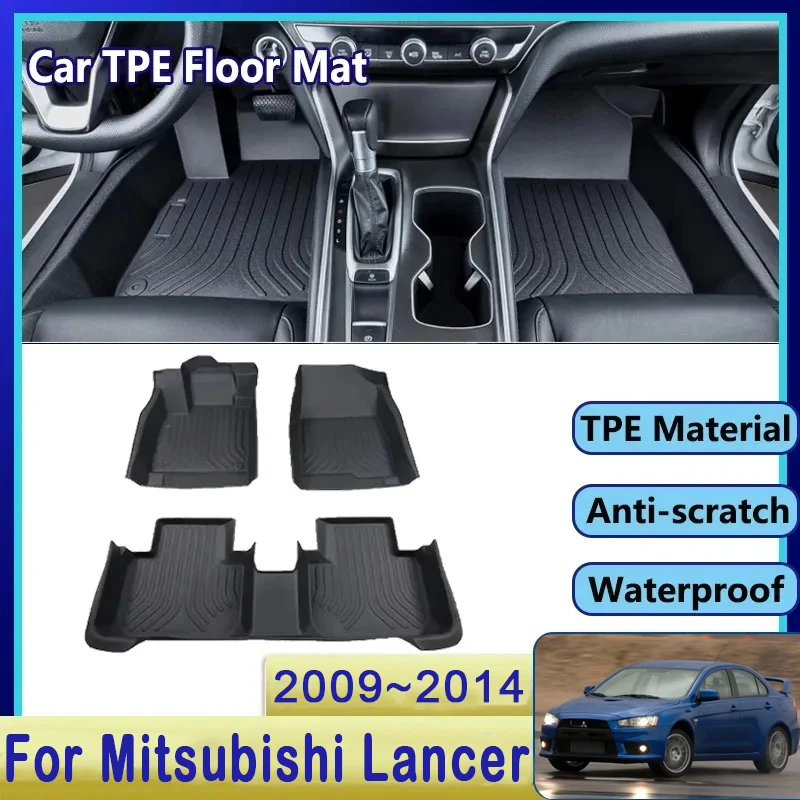 

Car Floor Mats For Mitsubishi Lancer EX II Cedia Virage 2009~ 2014 Dirt-resistant Rugs Pad Foot Covers Auto Interior Accessories