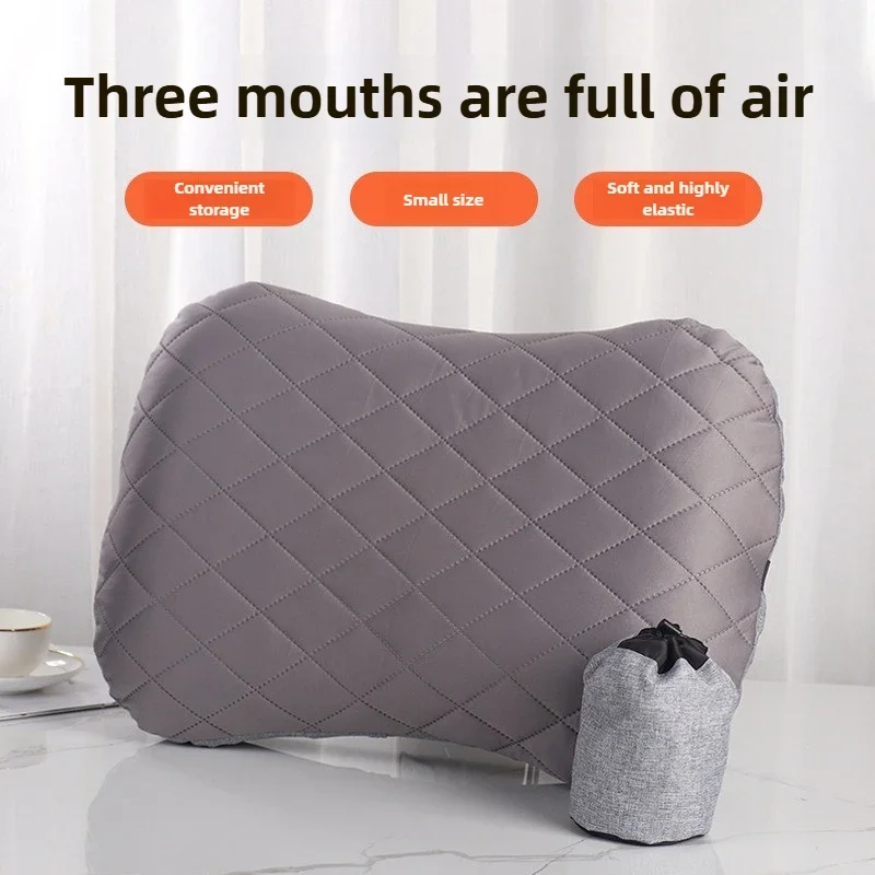 

Portable Inflatable Pillows Outdoor Travel Cushions,camping, ATVs Airplanes Hotel Foldable Headrests Sleeping Tents