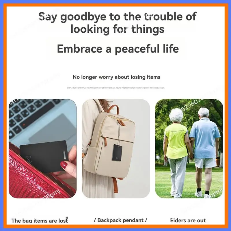 

Ультратонкий кошелек для карт слежения BAAE с защитой от потери для Find My Ultra Thin Tracker